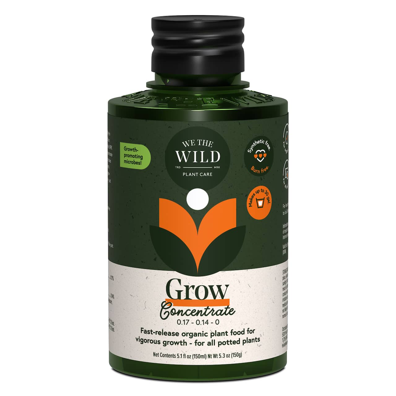 We The Wild™ 5.1oz. Concentrate Fast-Release Organic Plant Food for Houseplants